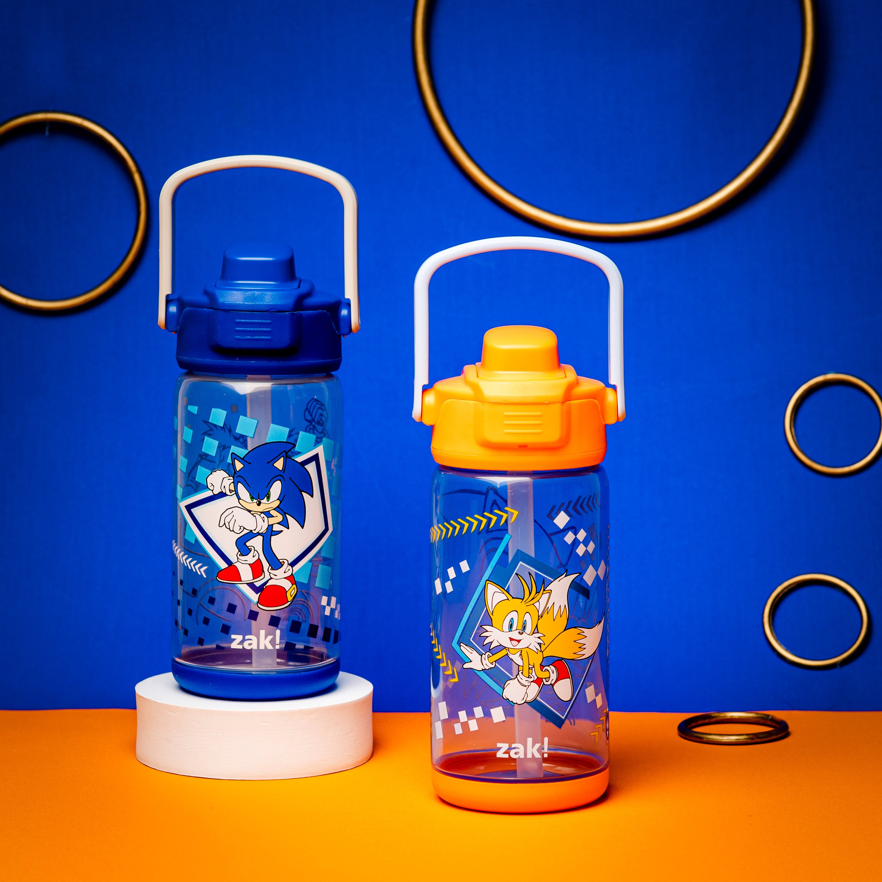 Super Sonic Kids Water Bottle Personalized 