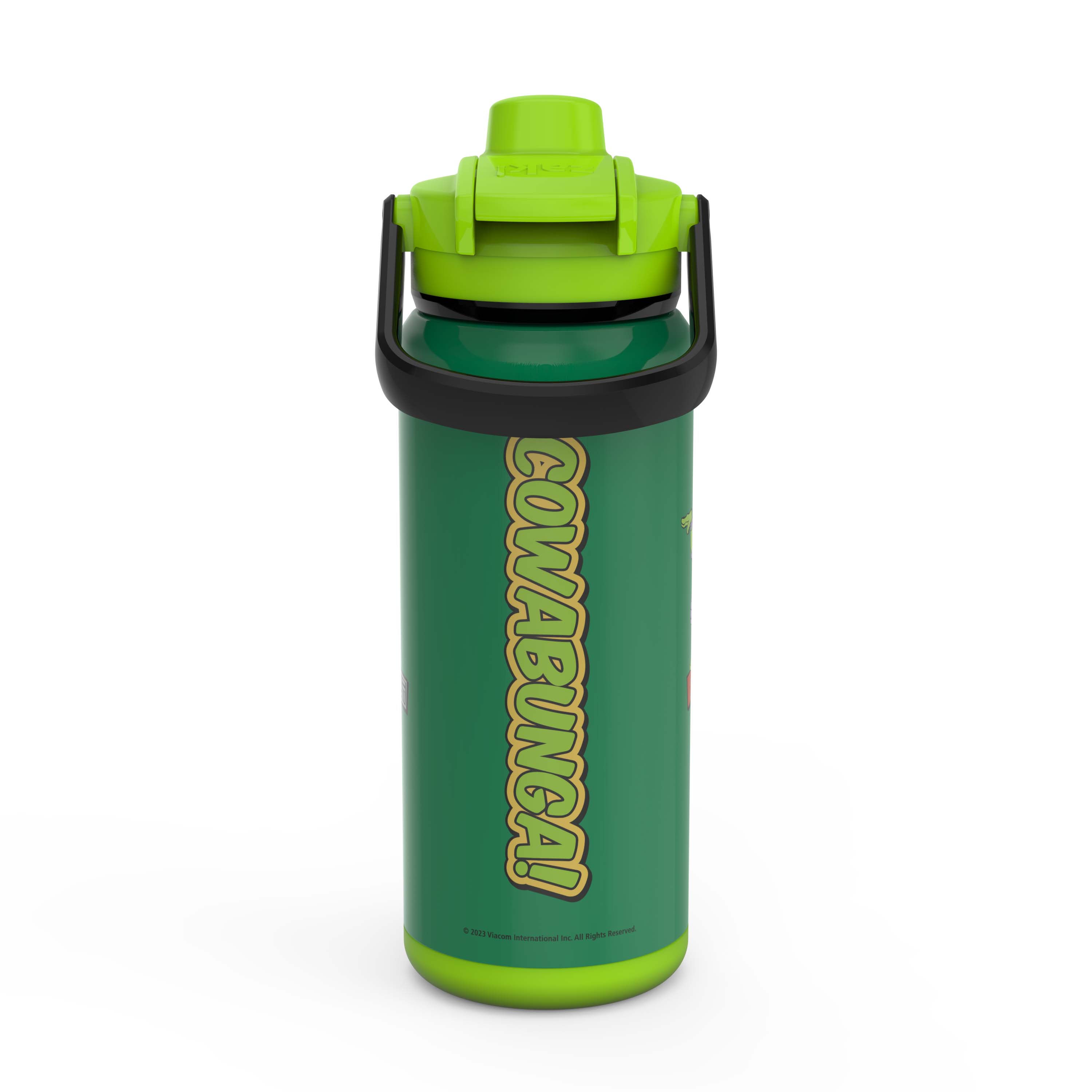 Zak Designs 16oz Plastic Kids' Water Bottle with Bumper and Antimicrobial Spout 'Minecraft