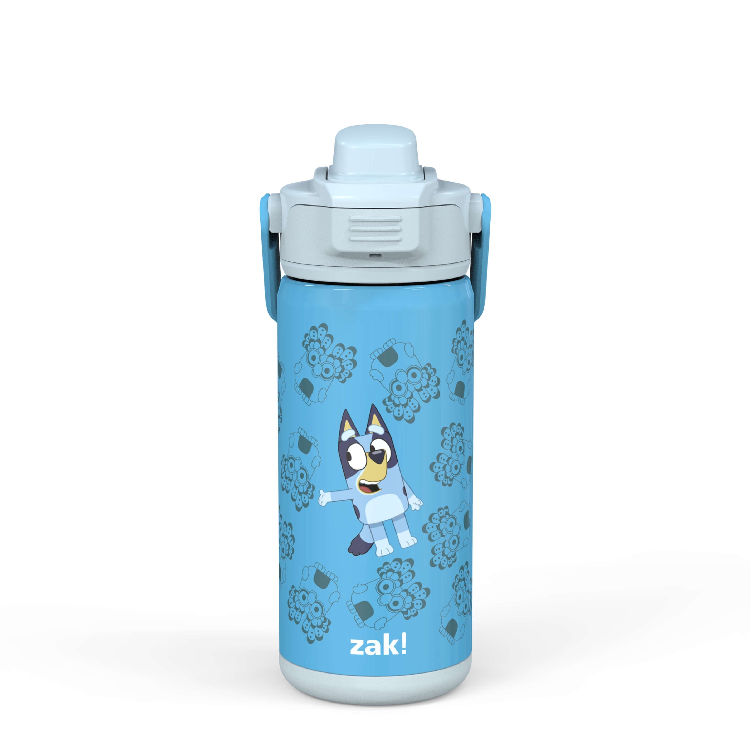 Bluey Beacon Stainless Steel Insulated Kids Water Bottle with Covered Spout, 14 Ounces