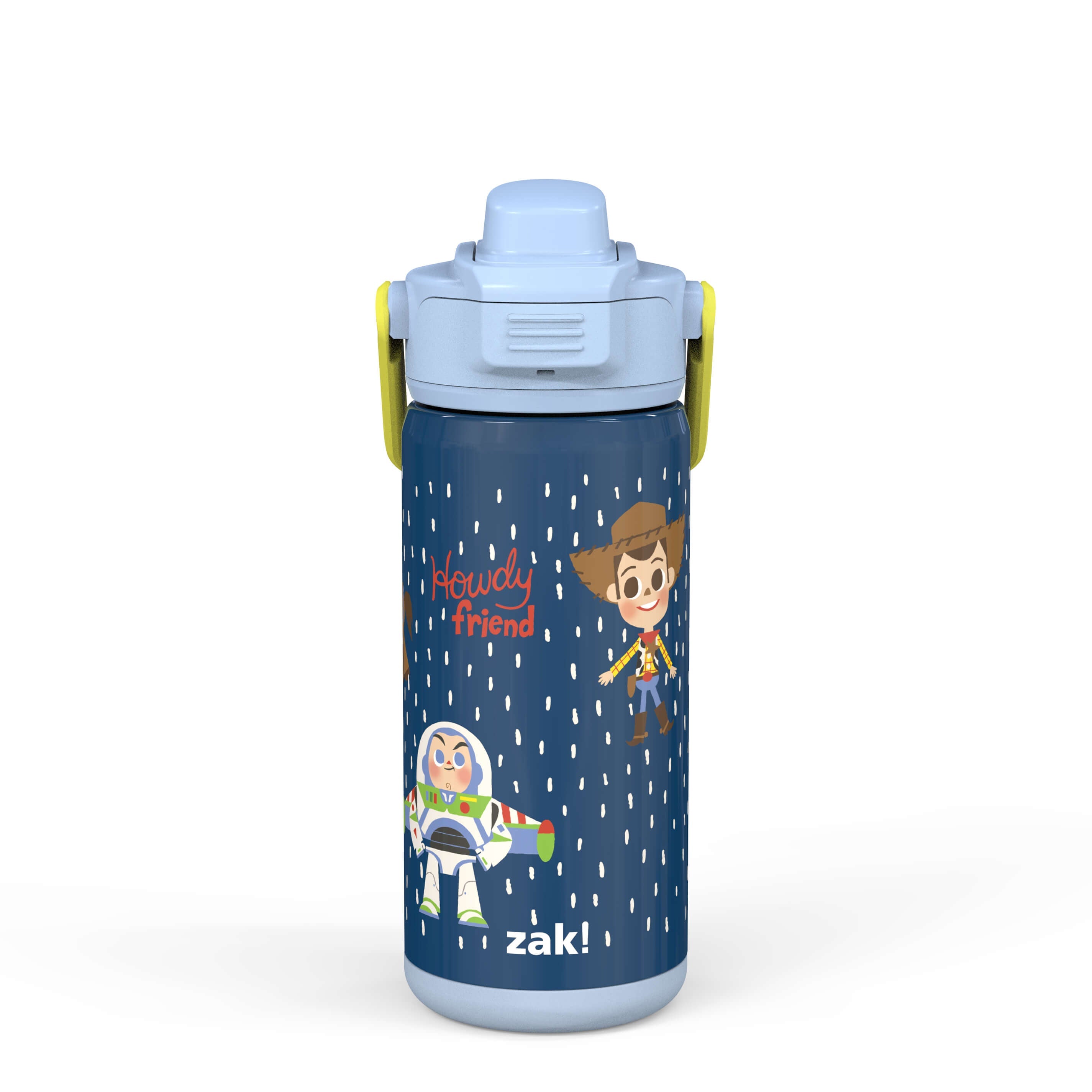 Zak Designs 14oz Stainless Steel Kids' Water Bottle with Antimicrobial Spout 'Disney Princess