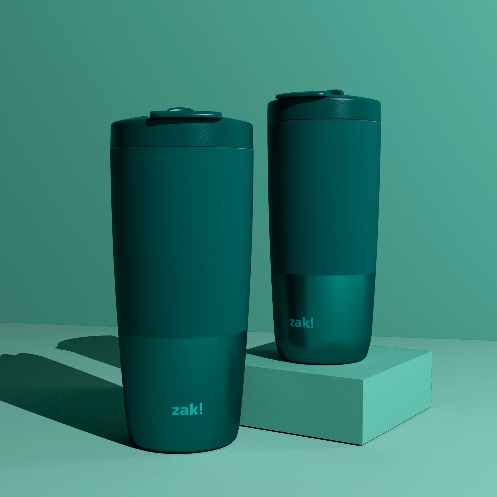Sutton Insulated Stainless Steel Tumbler with 2-in-1 Straw and Sip Lid - Jade, 30 Ounces