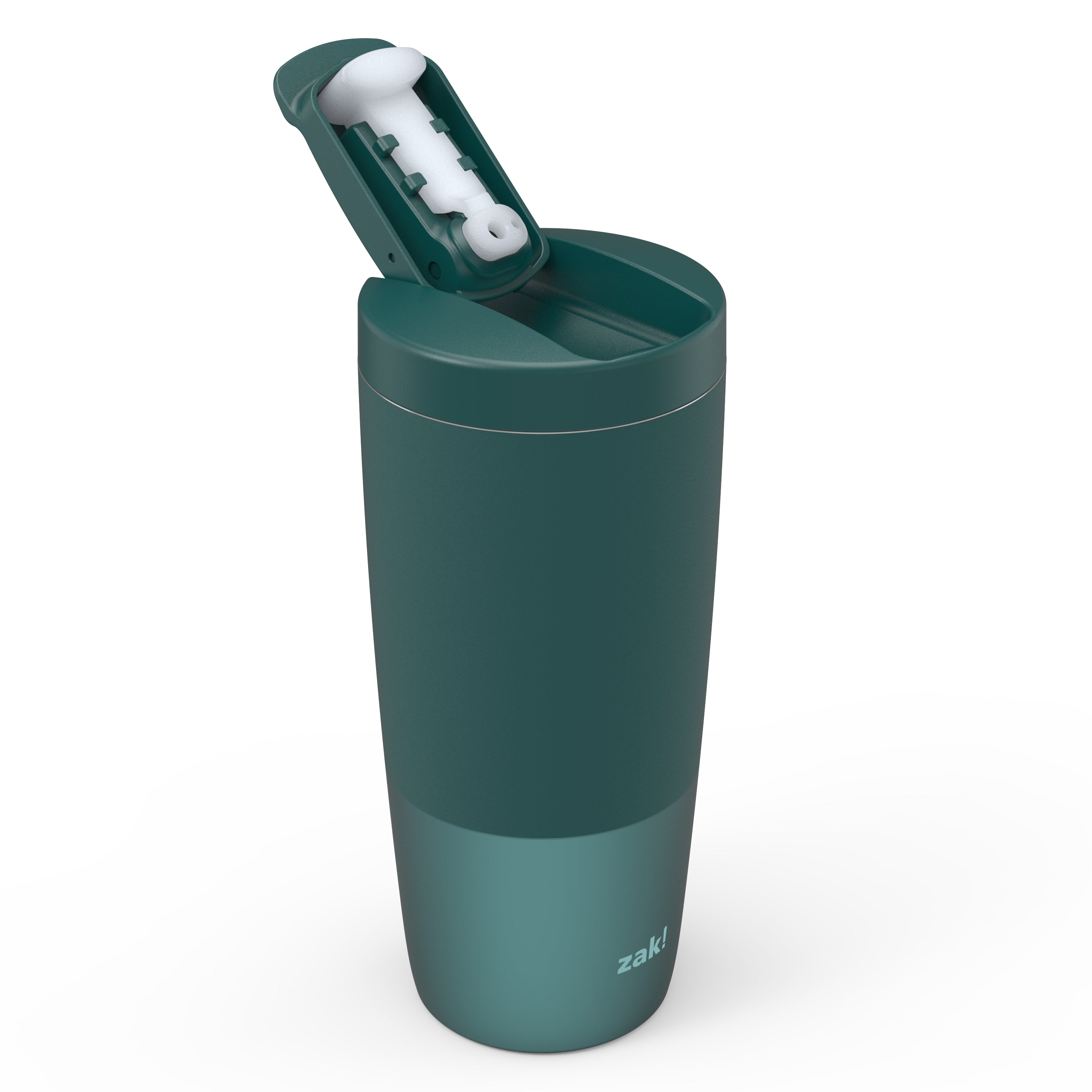 Sutton Insulated Stainless Steel Tumbler with 2-in-1 Straw and Sip Lid - Jade, 30 Ounces