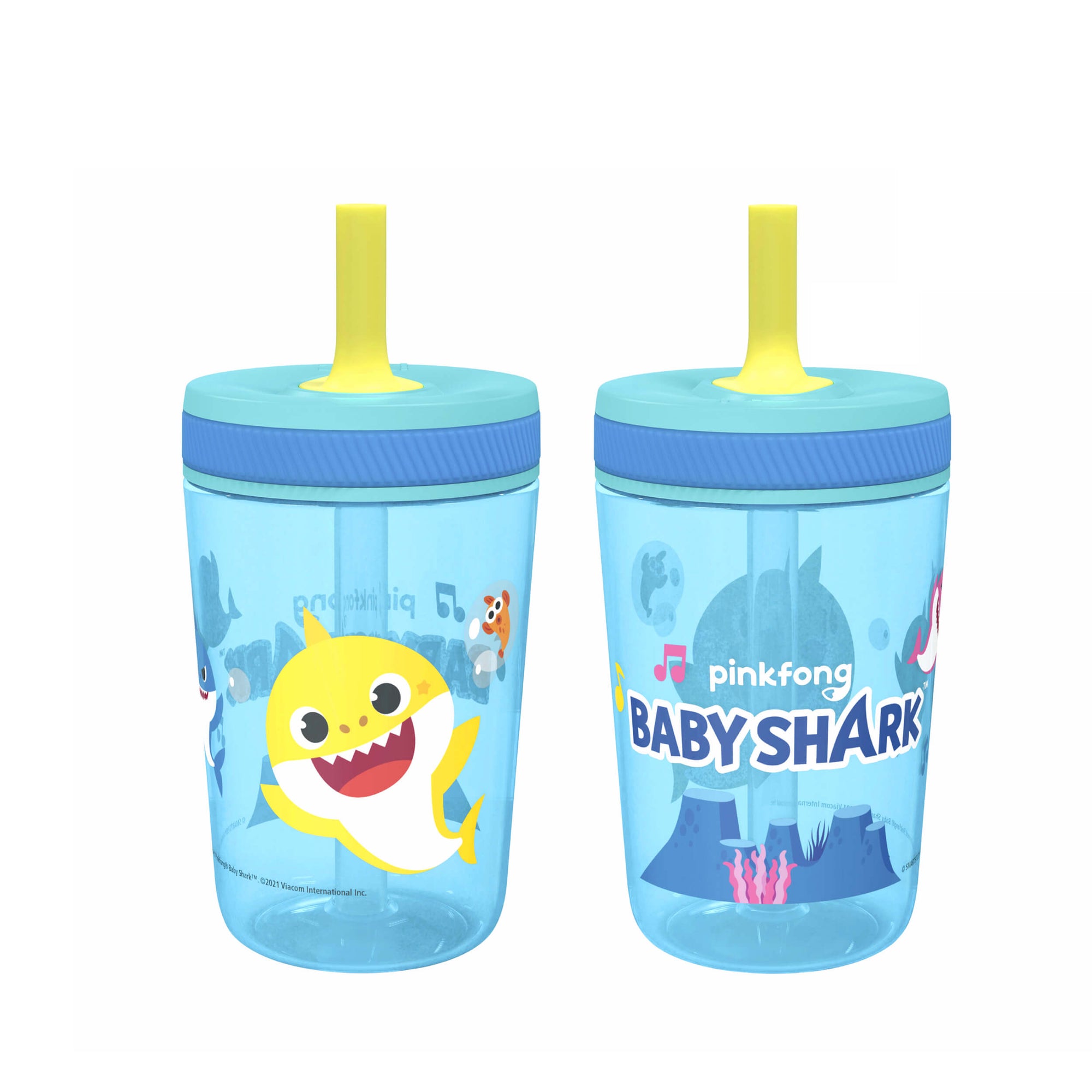 Baby Shark Kelso Kids Leak Proof Tumbler with Lid and Straw