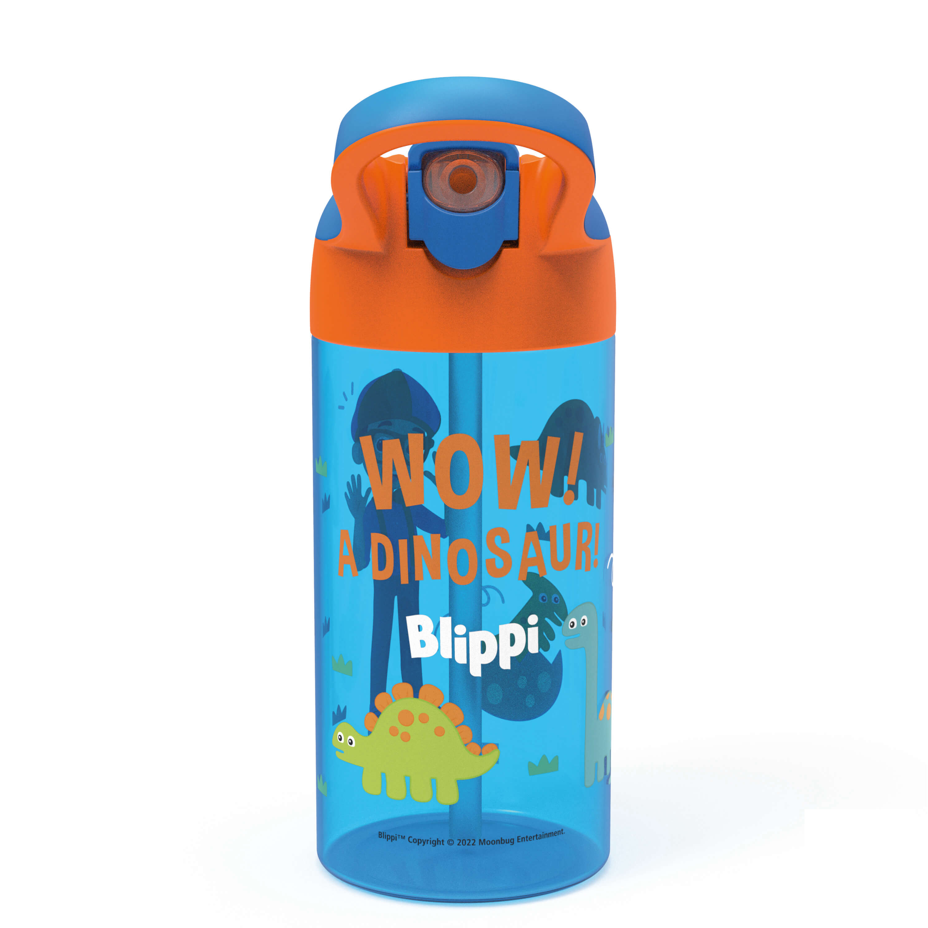 Blippi theme metal water bottle