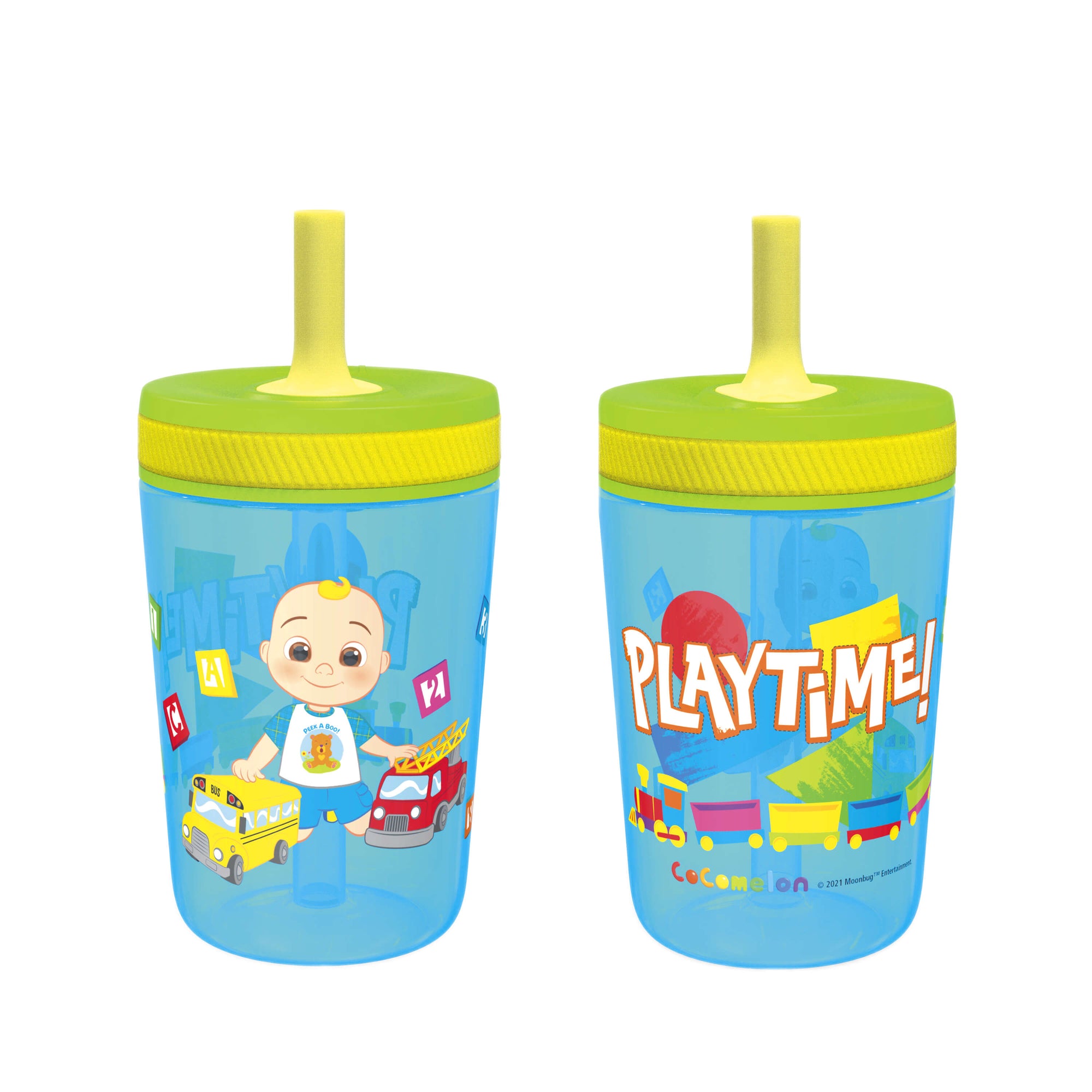 CoComelon Kelso Kids Leak Proof Tumbler with Lid and Straw