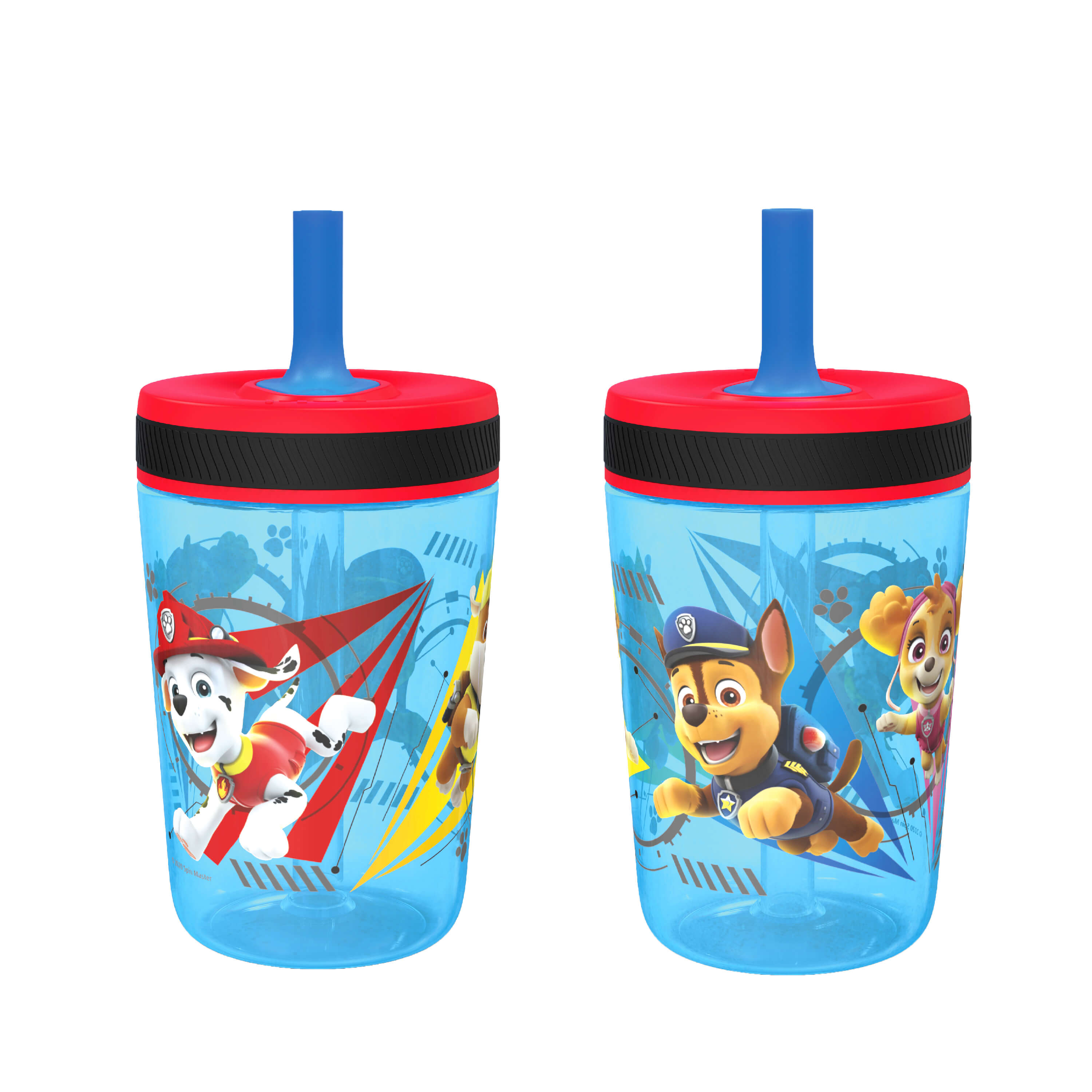 Paw Patrol Kelso Kids Leak Proof Tumbler with Lid and Straw - Blue