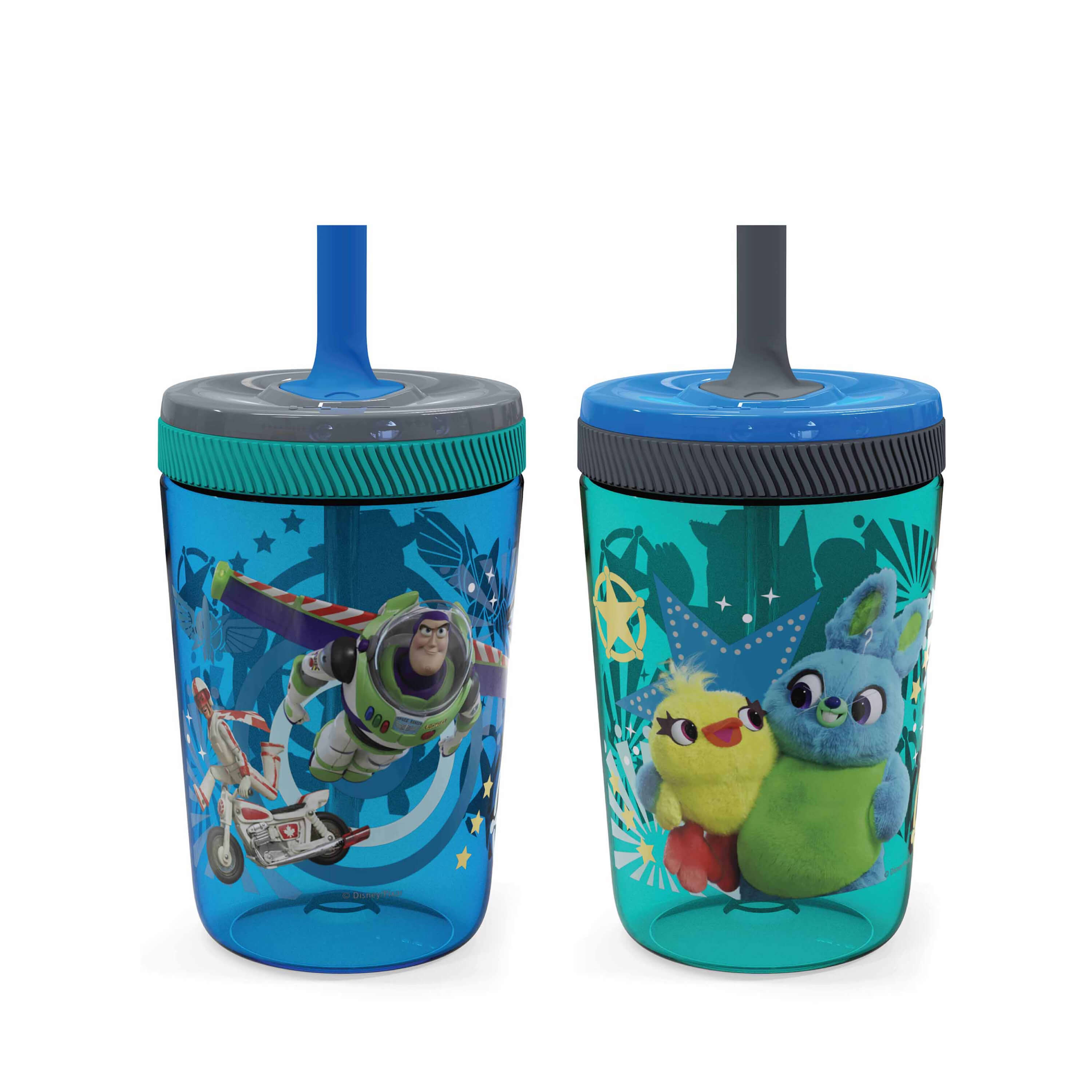 Zak Designs Disney Frozen II Movie Kelso Tumbler Set, Leak-Proof Screw-On  Lid with Straw, Made of Durable Plastic and Silicone, Perfect Bundle for