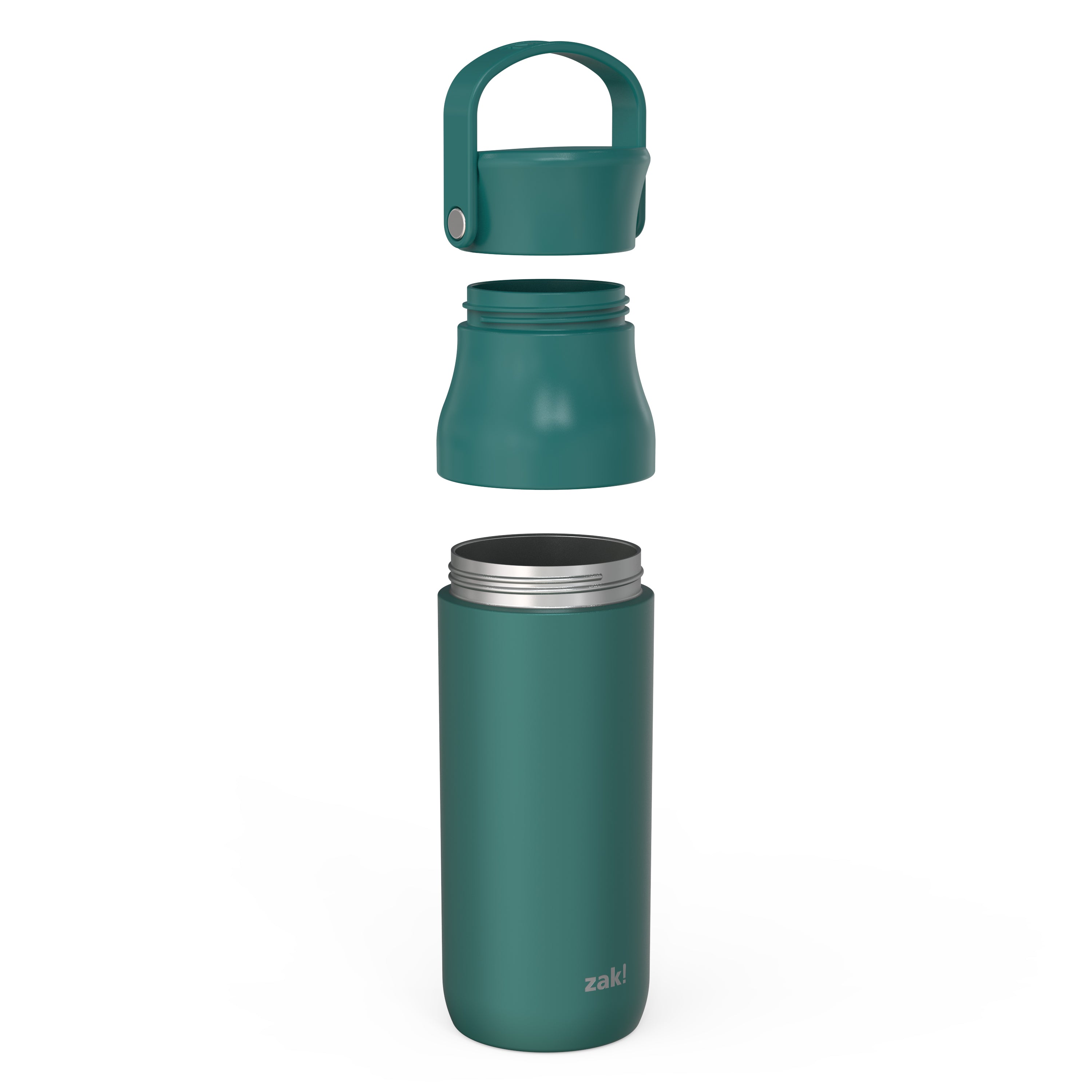 Harmony Recycled Stainless Steel Insulated Water Bottle with Large Chug Lid - Emerald, 32 ounces