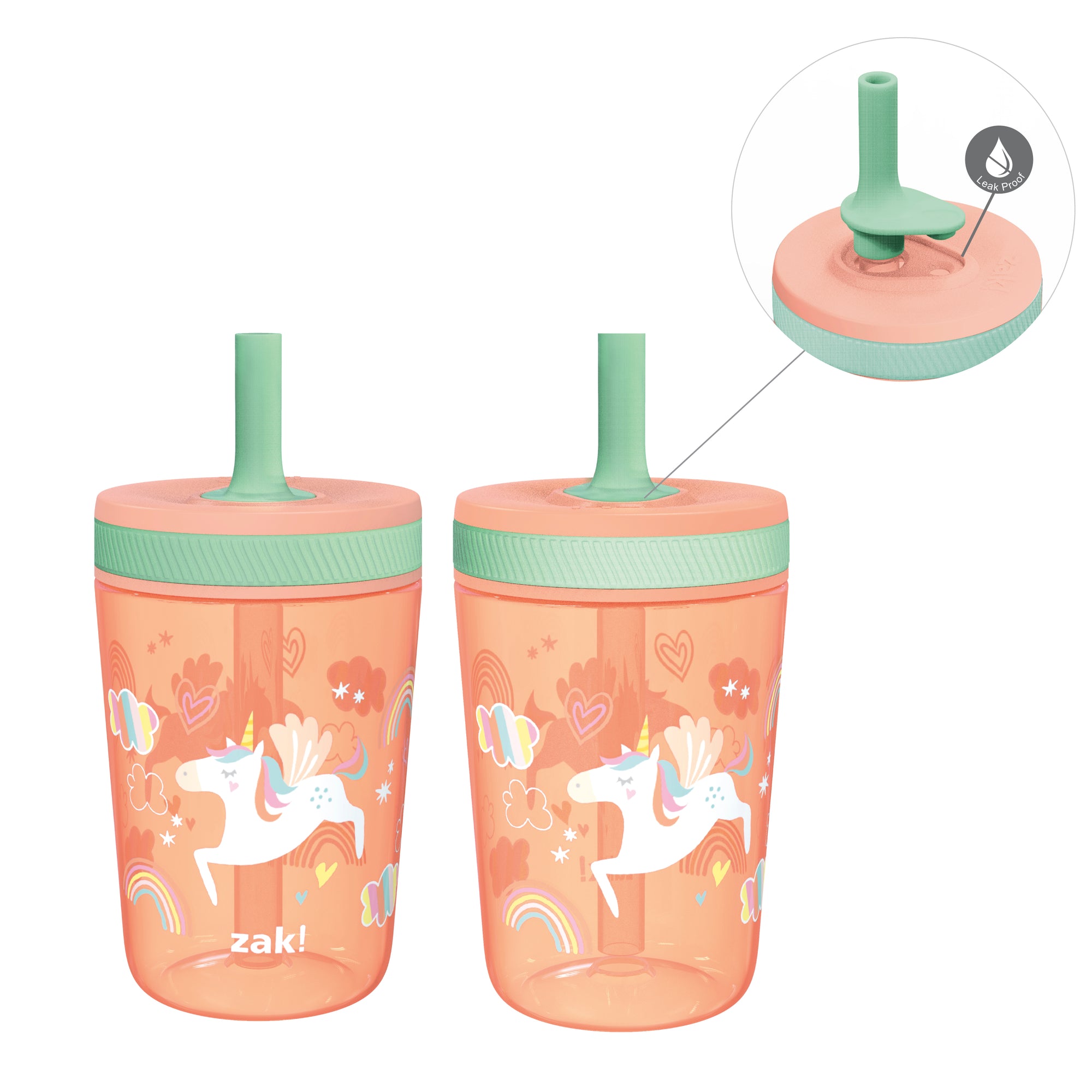 Unicorn Kelso Kids Leak Proof Tumbler with Lid and Straw