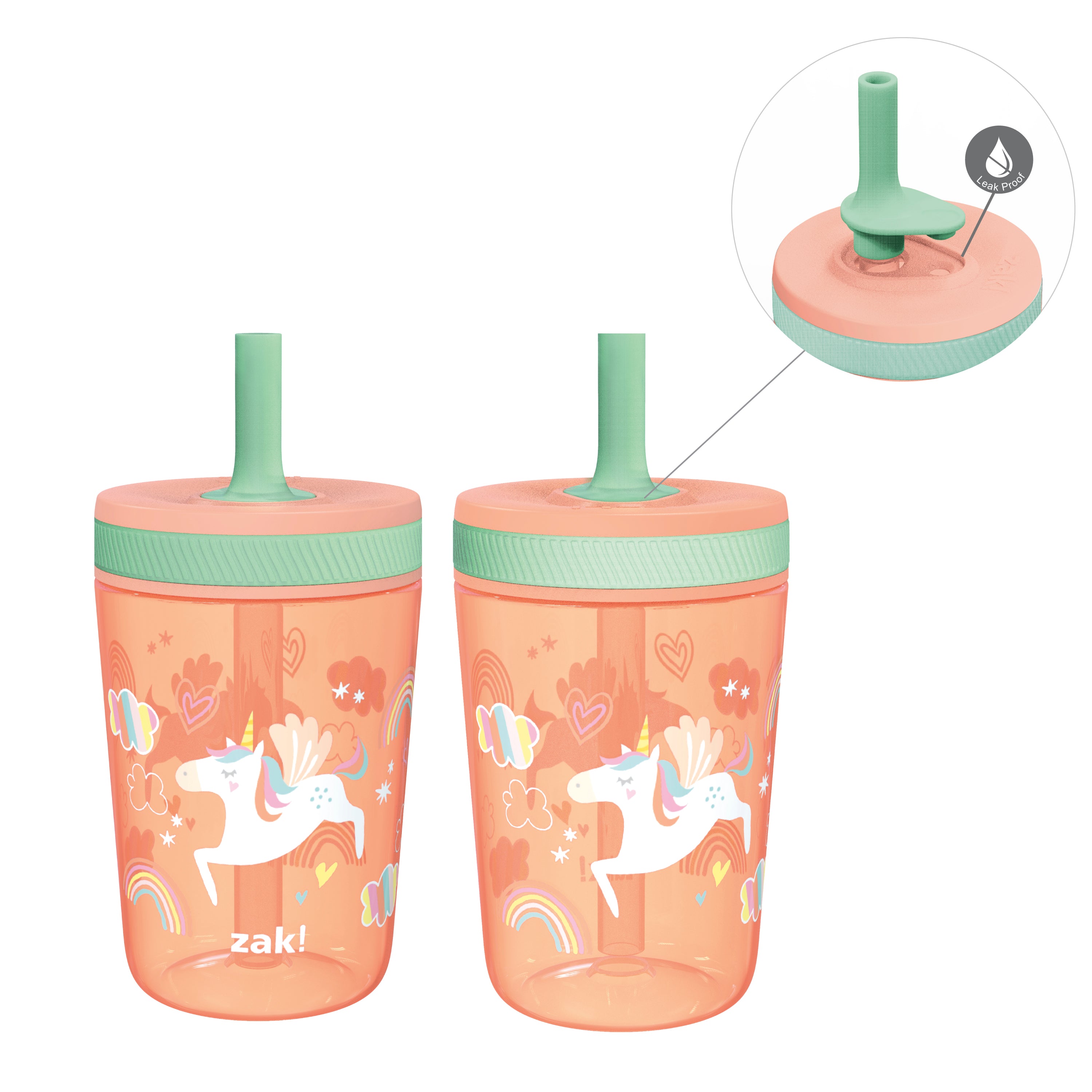 Unicorn Kelso Kids Leak Proof Tumbler with Lid and Straw - 15