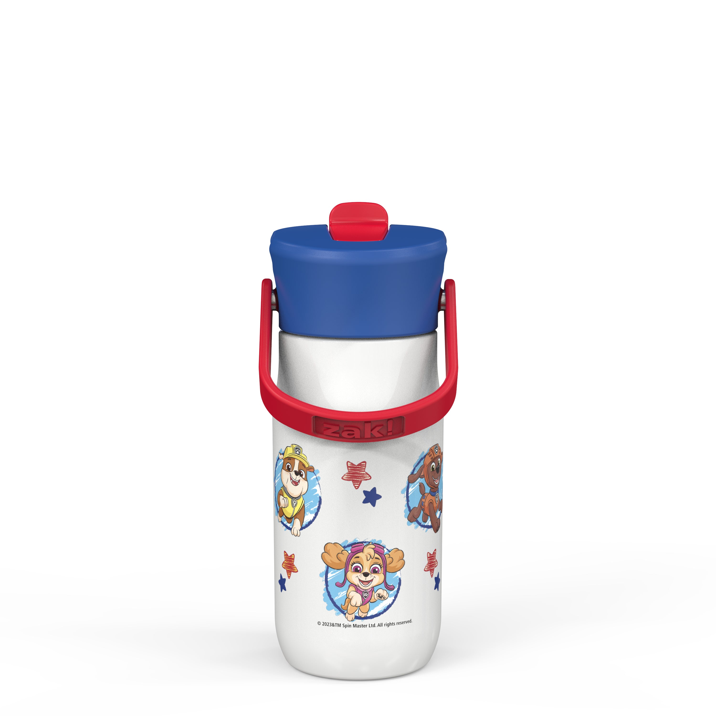 PAW Patrol Harmony Recycled Stainless Steel Kids Water Bottle with Straw Spout, 14 ounces