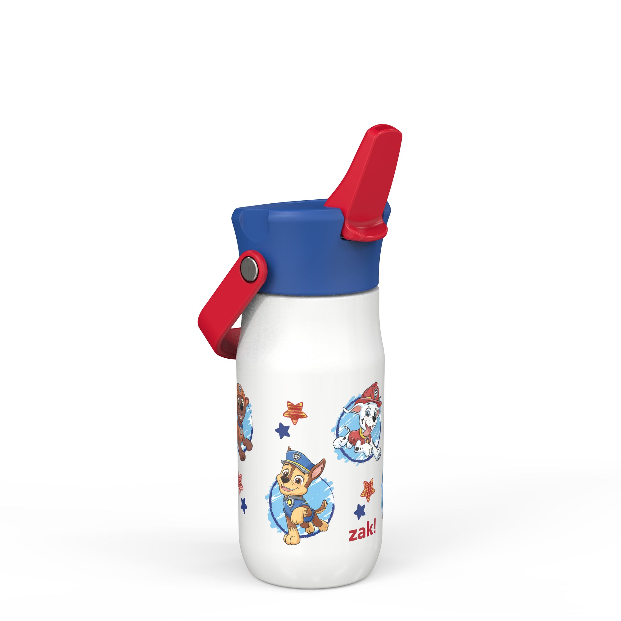 PAW Patrol Harmony Recycled Stainless Steel Kids Water Bottle with Straw Spout, 14 ounces