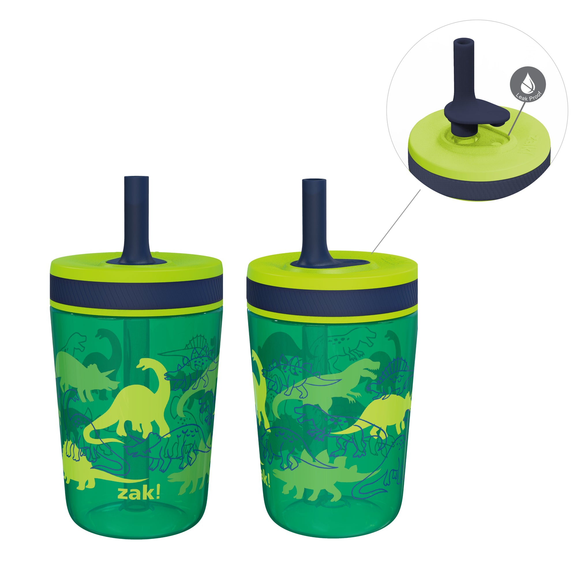 Dinosaurs Kelso Kids Leak Proof Tumbler with Lid and Straw