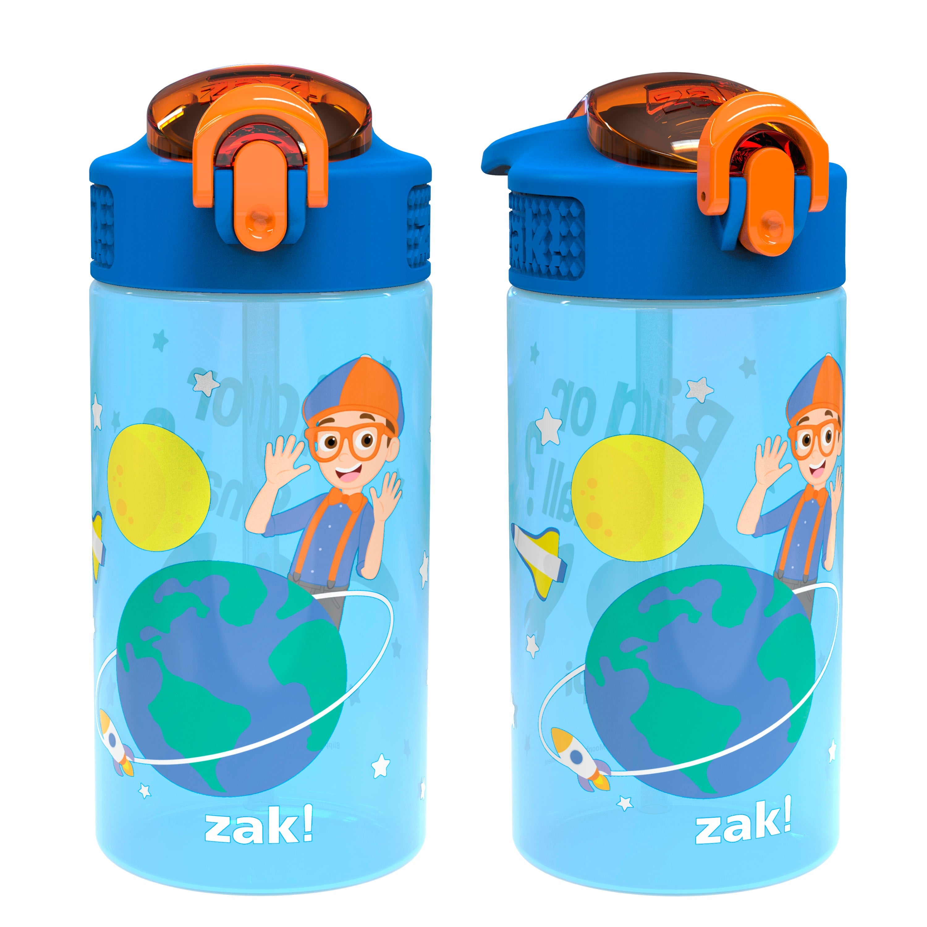 Cactus and Flamingo Kids Leak Proof Water Bottles with Push Button