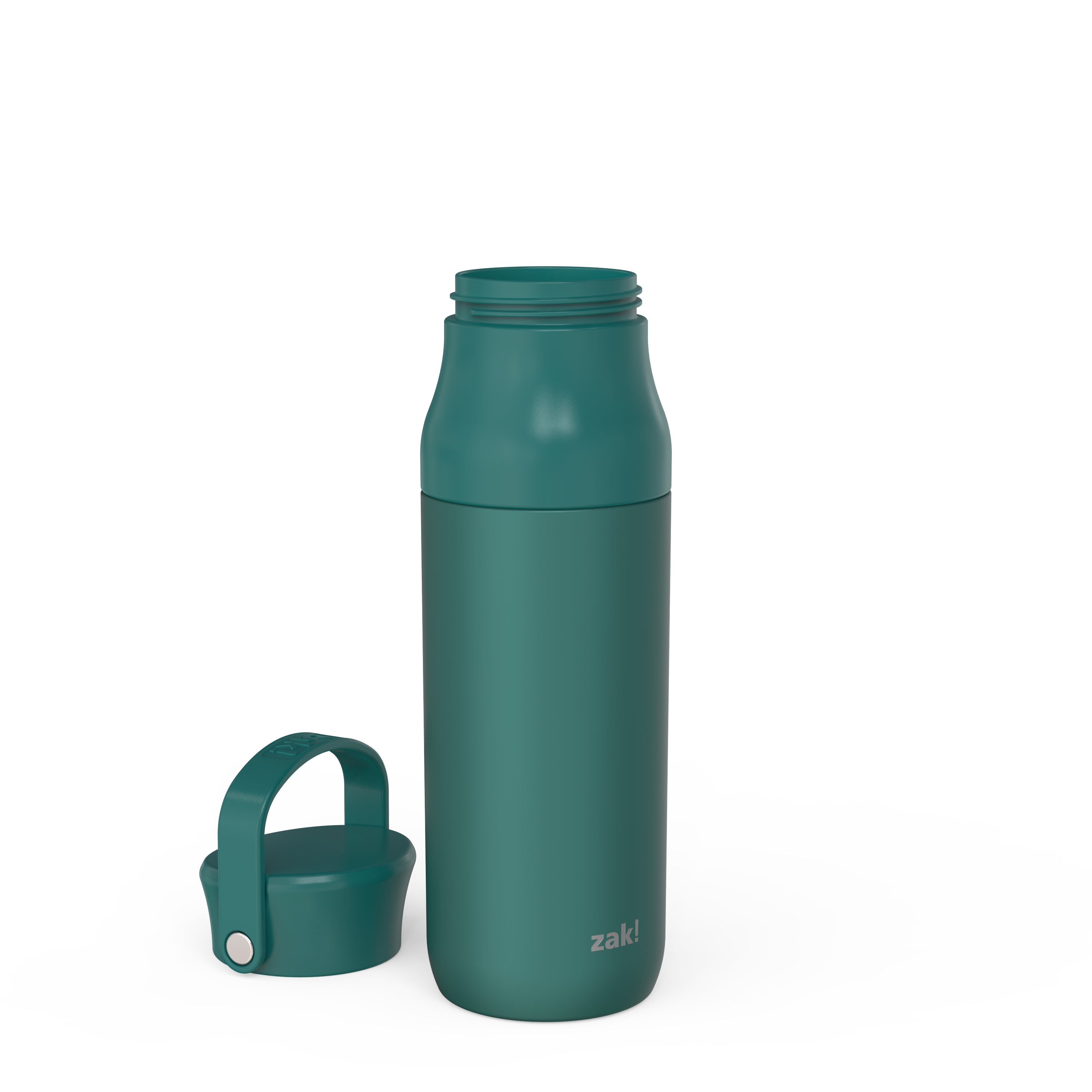 Zak Designs Harmony Water Bottle for Travel or At Home, 32oz Recycled  Stainless Steel is Leak-Proof and Vacuum Insulated with Chug Opening and  Carry