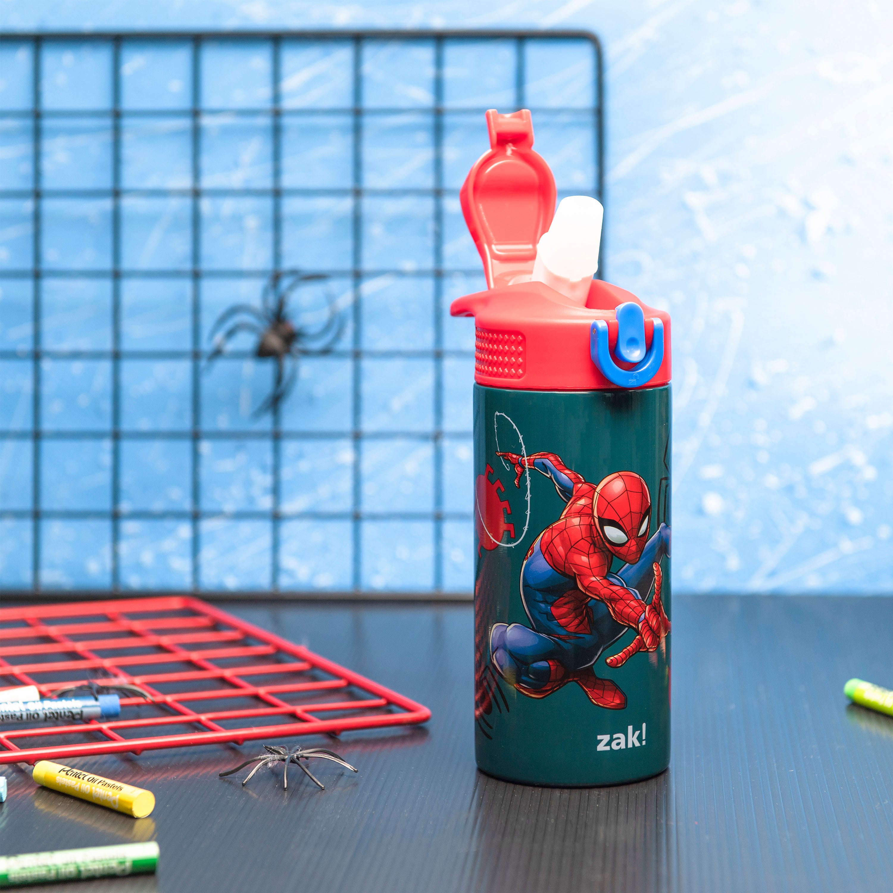 Zak Spider-man Palouse Bottle 16 Oz., Water Bottles, Sports & Outdoors