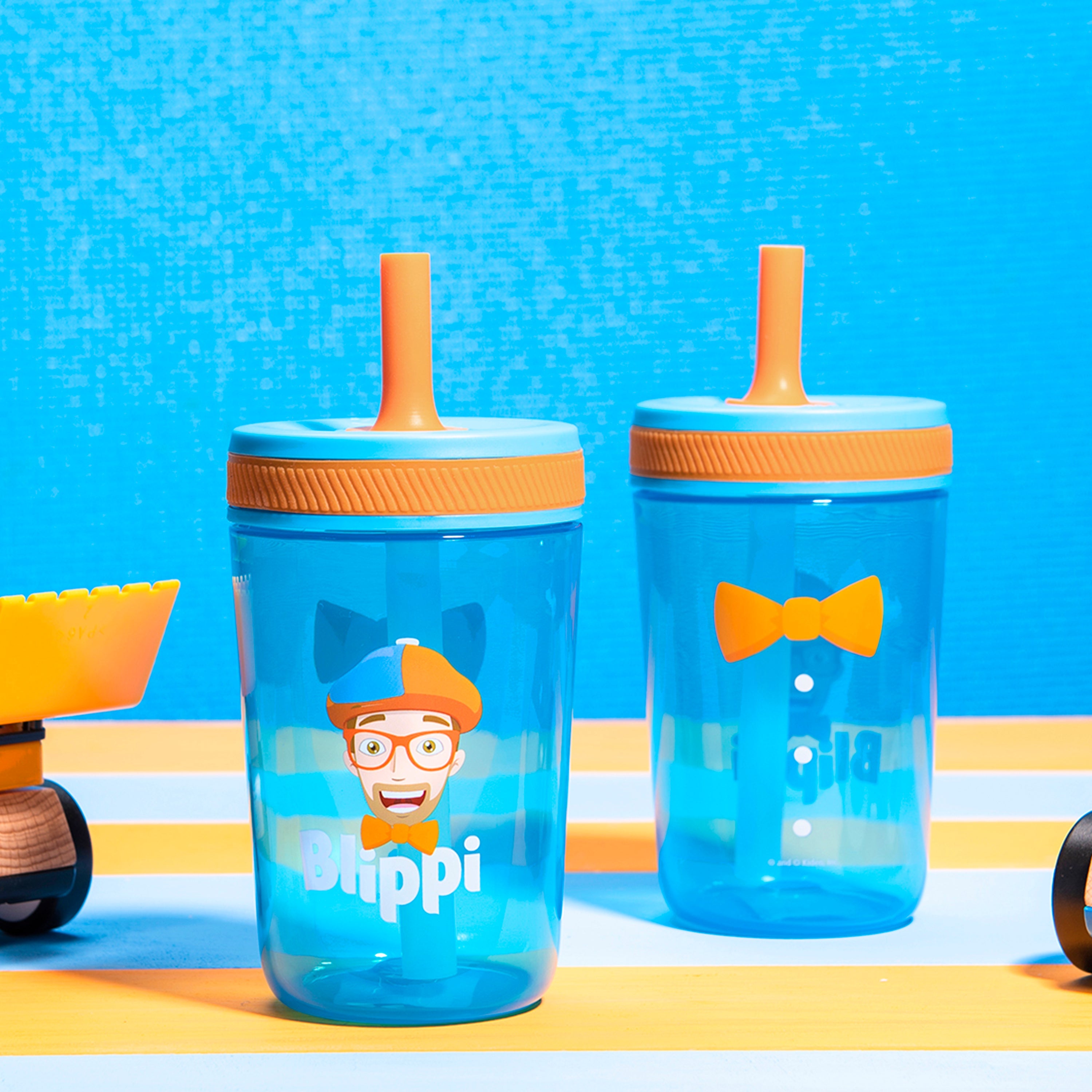 Blippi Kelso Kids Leak Proof Tumbler with Lid and Straw